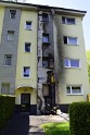 Rollerbrand dann Feuer 1 Fassadenbrand Koeln Gremberg Kroppergasse P20